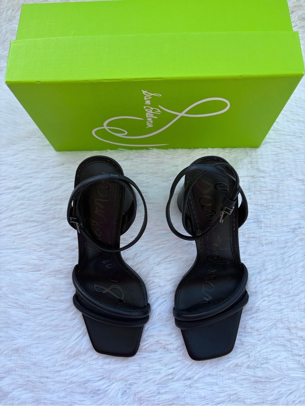 Sam Edelman Kia Block Heel Ankle Strap Sandal
